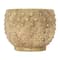 Hello Honey® 7'' Distressed Finish Sandstone Hobnail Planter